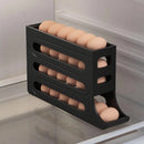 Porta-Ovos Deslizante de 4 Camadas: Organizador Automático para Geladeira (A Solução Inteligente Contra Quebras e Desperdício)