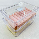 Porta Frios Acrílico 1600ml Retangular com Controle de Umidade – Qualyplas