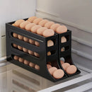 Porta-Ovos Deslizante de 4 Camadas: Organizador Automático para Geladeira (A Solução Inteligente Contra Quebras e Desperdício)