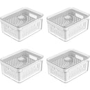 Organizadores de Geladeira em Acrílico com Drenagem 2.2L: O Fim do Desperdício e o Segredo de Vegetais Frescos por Mais Tempo