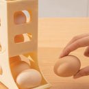 Porta-Ovos Deslizante de 4 Camadas: Organizador Automático para Geladeira (A Solução Inteligente Contra Quebras e Desperdício)