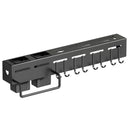 Suporte Magnético de Parede (Barra de Ferro): Organizador de Facas, Ganchos e Utensílios de Cozinha (O Fim do Caos na Gaveta e o Risco Zero)