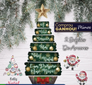Árvore de Natal de Parede em MDF: Decoração Moderna, Rústica e Compacta (Ideal para Apartamentos e Portas)