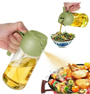 Spray Borrifador Dosador 2 em 1 (Azeite e Vinagre): O Galheteiro de Vidro Que Garante a Cobertura Uniforme e a Economia na Dieta