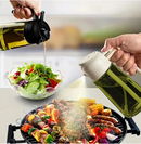 Spray Borrifador Dosador 2 em 1 (Azeite e Vinagre): O Galheteiro de Vidro Que Garante a Cobertura Uniforme e a Economia na Dieta