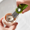 Escova de Limpeza 3 em 1 Rotativa 360° para Garrafas e Copos (A Única Solução para Alcançar o Fundo e Eliminar o Mofo)