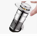 Ralo de Pia de Banheiro POP-UP com Filtro Antientupimento (Capta Cabelos e Pêlos): O Toque de Mágica que Acaba com o Pesadelo do Encanamento Bloqueado