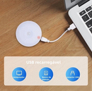 Luminária LED Inteligente com Sensor de Movimento e USB: A Solução Magnética Sem Fios Para Iluminar Seus Passos e Organizar Seus Comodos