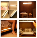 Kit Smart Luminária Inteligente LED Barra Difusa: A Iluminação de Luxo que se Antecipa aos seus Passos e Dispensa Fios, Furos e Eletricistas