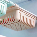 Cesto Organizador Retrátil e Ajustável (Gaveta Extra): A Solução Inteligente para Ganhar Espaço Vertical na Geladeira e Armários