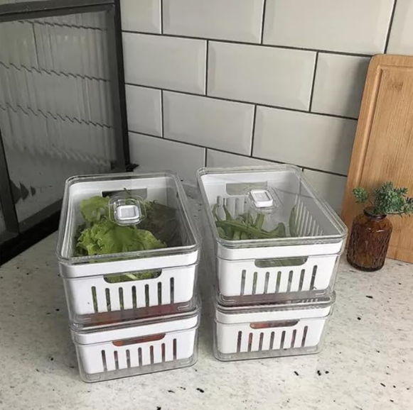 Kit 4 Organizadores - Sistema de Preservação Inteligente Edena Max