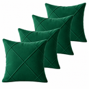 Kit 4 Capas de Almofada Natalinas Premium – Suede Drapeado