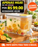 Dispenser de Bebidas 4L para Geladeira – Design Slim