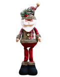 Boneco de Papai Noel Divertido (Alce/Boneco de Neve) para Janela/Árvore: Decoração Suspensa de Natal Interativa
