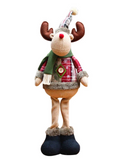 Boneco de Papai Noel Divertido (Alce/Boneco de Neve) para Janela/Árvore: Decoração Suspensa de Natal Interativa