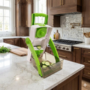 Fatiador Chopper Express Pro: O Cortador de 1 Segundo™ (Preparo Instantâneo com Reservatório)