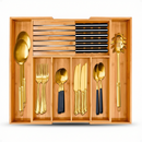 Organizador de Gavetas Adapt Express: Coleção Bambu Premium™