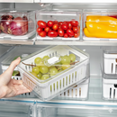 Organizadores de Geladeira em Acrílico com Drenagem 2.2L: O Fim do Desperdício e o Segredo de Vegetais Frescos por Mais Tempo