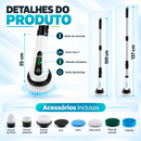 Power Clean 9 em 1: Escova Elétrica de Alta Performance™