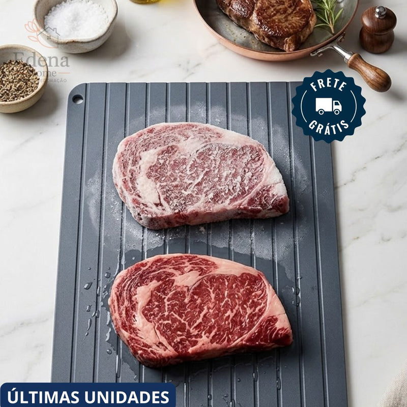 Tábua Mágica de Descongelamento Rápido para Carnes e Alimentos