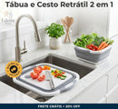 Tábua de Corte e Bacia Retrátil Multiuso