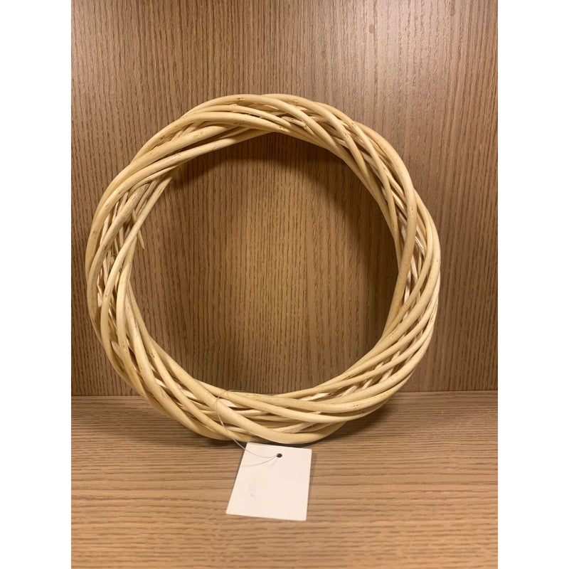 Base de Guirlanda Rústica em Rattan Natural 30cm: Crie e Decore Seu Enfeite de Porta Único (Para Artesanato e Decoração DIY)