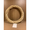 Base de Guirlanda Rústica em Rattan Natural 30cm: Crie e Decore Seu Enfeite de Porta Único (Para Artesanato e Decoração DIY)