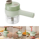 Triturador e Cortador Elétrico Multifuncional de Mão: Pique Vegetais, Carnes e Alho em Segundos (O Fim da Faca e do Esforço Manual)