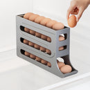 Porta-Ovos Deslizante de 4 Camadas: Organizador Automático para Geladeira (A Solução Inteligente Contra Quebras e Desperdício)