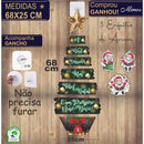 Árvore de Natal de Parede em MDF: Decoração Moderna, Rústica e Compacta (Ideal para Apartamentos e Portas)