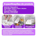 Maxi-Porta Ovos Crystal: Estação de Segurança para 42 Unidades™