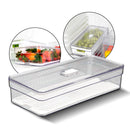 Kit Conserva Max 3,6L: Dupla de Organizadores Herméticos com Cesto™