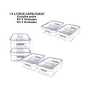 Kit 4 Organizadores - Sistema de Preservação Inteligente Edena Max