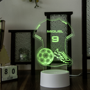 Luminária LED Futebol RGB 7 Cores