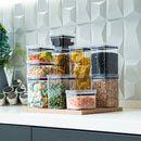 Kit Mantimentos Hermético PRO: Organização Empilhável & Anti-Umidade