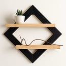 Nicho Expositor em Pinus com Prateleira Dupla e Bordas em MDF: A Moldura de Luxo que Transforma seus Objetos Favoritos em Obras de Arte na Parede