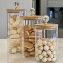 Kit Spice Glass Premium: Potes Herméticos em Borossilicato & Bambu™