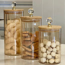 Kit Spice Glass Premium: Potes Herméticos em Borossilicato & Bambu™