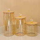 Kit Spice Glass Premium: Potes Herméticos em Borossilicato & Bambu™