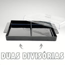 Porta-Frios Duplo com Divisória e Tampa: Pote Organizador Hermético para Presunto, Queijo e Bacon (O Segredo do Frescor Perfeito)