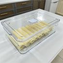 Porta Frios Acrílico 1600ml Retangular com Controle de Umidade – Qualyplas