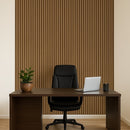 Painel Ripado MDF 3D Autocolante (Kit 50 Peças): A Revolução do Luxo Instantâneo para Transformar sua Sala ou Quarto sem Poeira nem Marceneiro