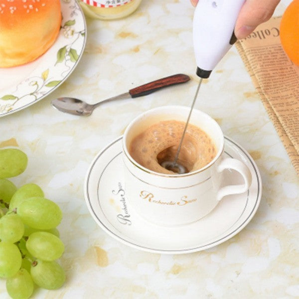 Mini Misturador Batedor Elétrico Portátil: O Segredo do Cappuccino Cremoso, Claras em Neve Rápida e Bebidas Perfeitamente Misturadas