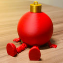 Kit Enfeites de Natal Criativos 5 em 1: Estrela, Bola, Pinheiro, Boneco de Neve e Papai Noel (Decoração Versátil e Presente Perfeito)