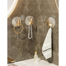 KIT 4/8 Ganchos Adesivos de Luxo (Alta Fixação) Sem Furos na Parede: A Solução Elegante e Forte para Pendurar Toalhas e Roupões