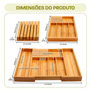 Organizador de Gavetas Adapt Express: Coleção Bambu Premium™
