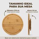 Centro de Mesa Bamboo Spin: Tábua Gourmet 360°™