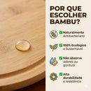 Centro de Mesa Bamboo Spin: Tábua Gourmet 360°™