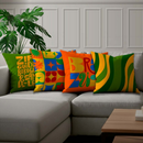 Kit 4 Capas Almofadas Brasil Copa do Mundo Hexa Decorativa Verde Amarela 45x45 Lançamento Bibi Painéis
