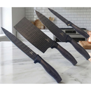 Kit Facas 8 Peças Antiaderente Cozinha Profissional Chef Churrasco